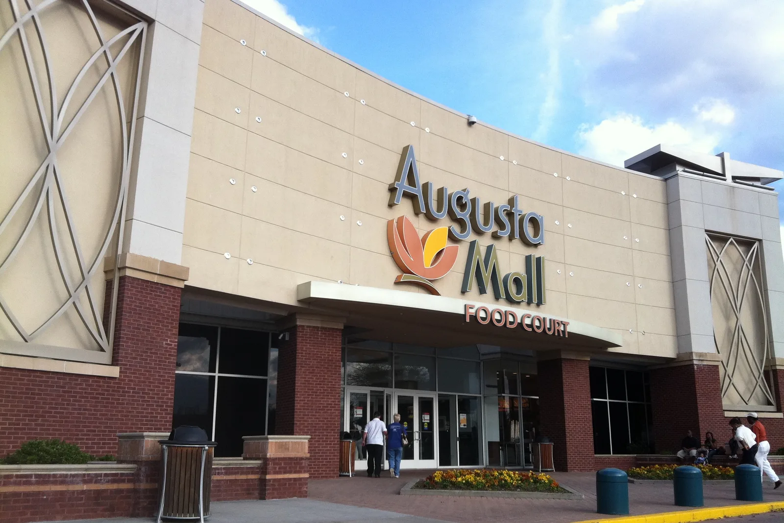 The food court entrance of Augusta Mall on Wrightsboro Road.