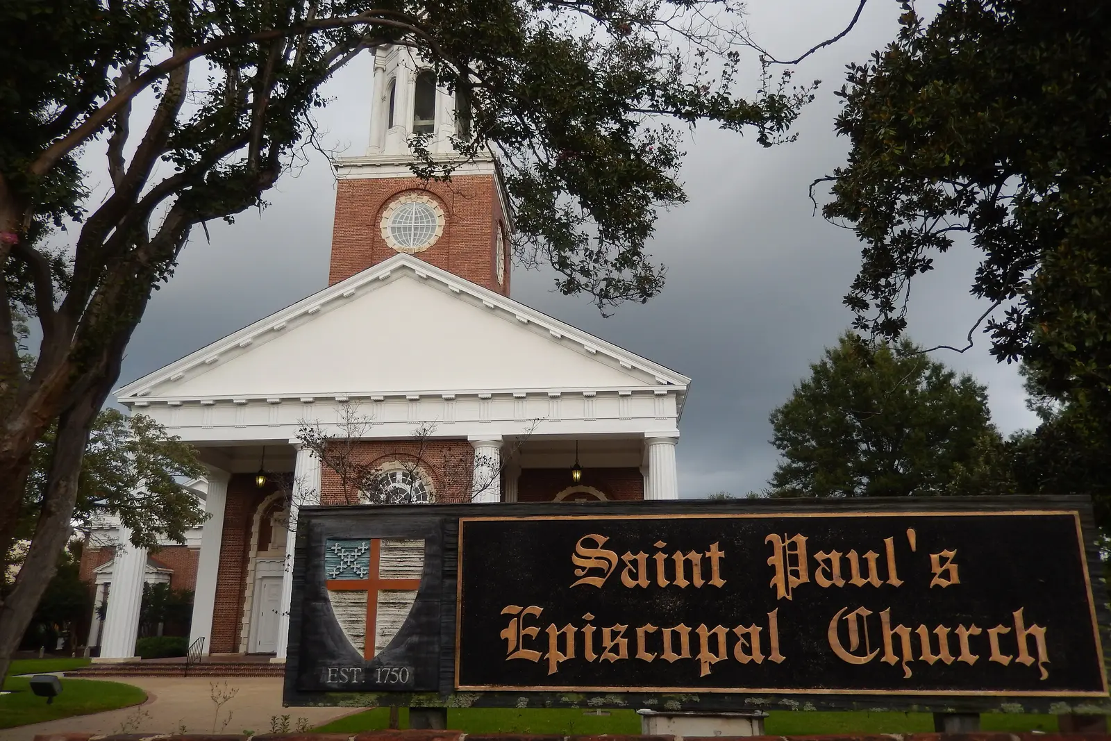Saint Paul's Episcopal Church on Reynolds Street in downtown Augusta.