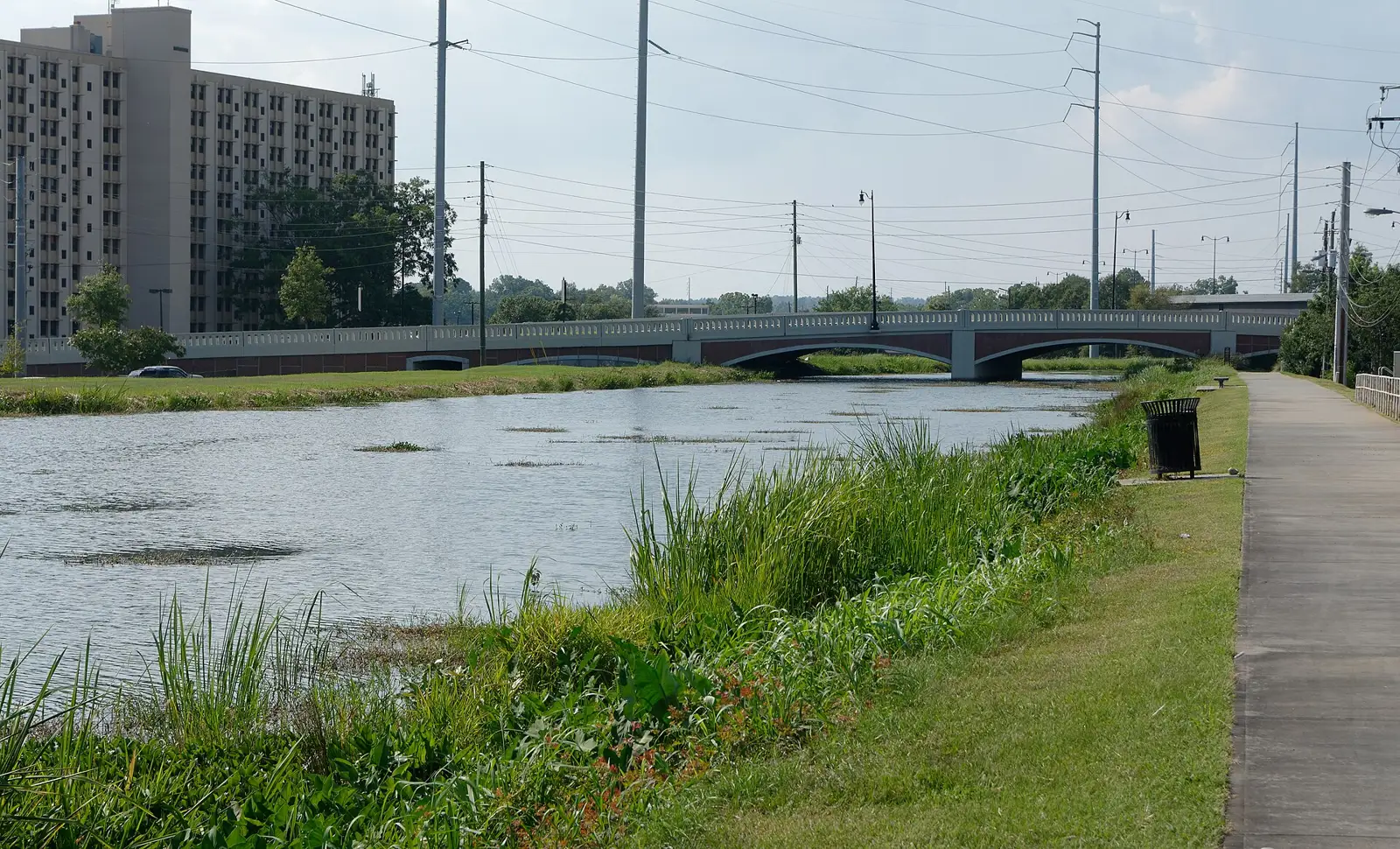 The Augusta Canal, whose towpath is one of the city's main walking and cycling trails.
