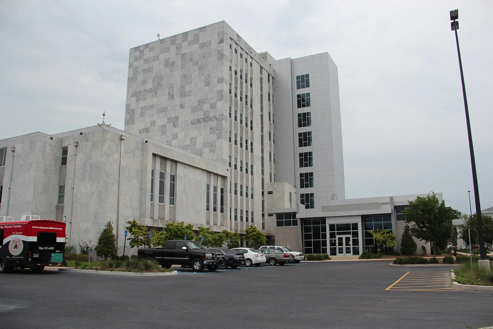 The Augusta-Richmond County Municipal Building on Telfair Street, home of the Tax Commissioner and the Board of Assessors.