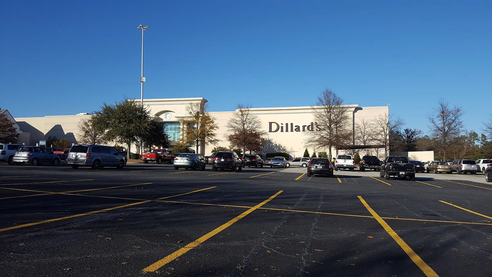 The Dillard's store at Augusta Mall on Wrightsboro Road.
