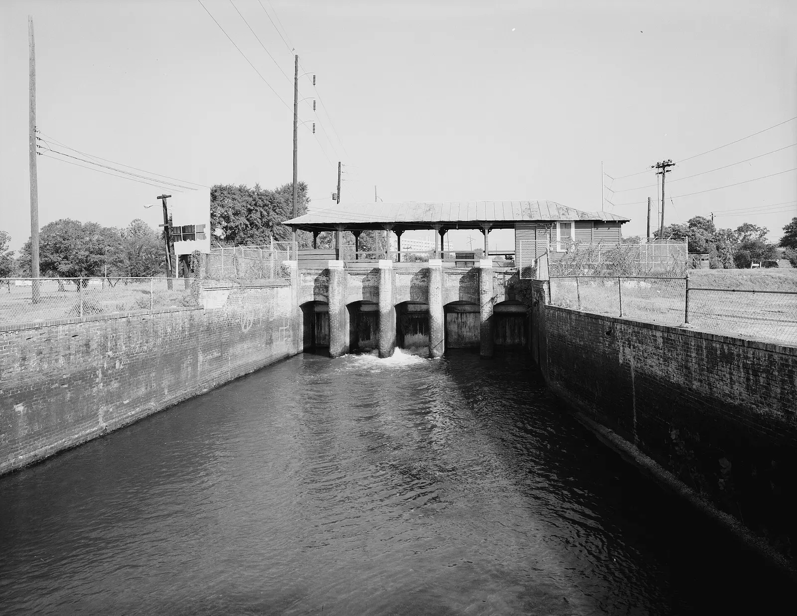 Gates on the Augusta Canal in Augusta.