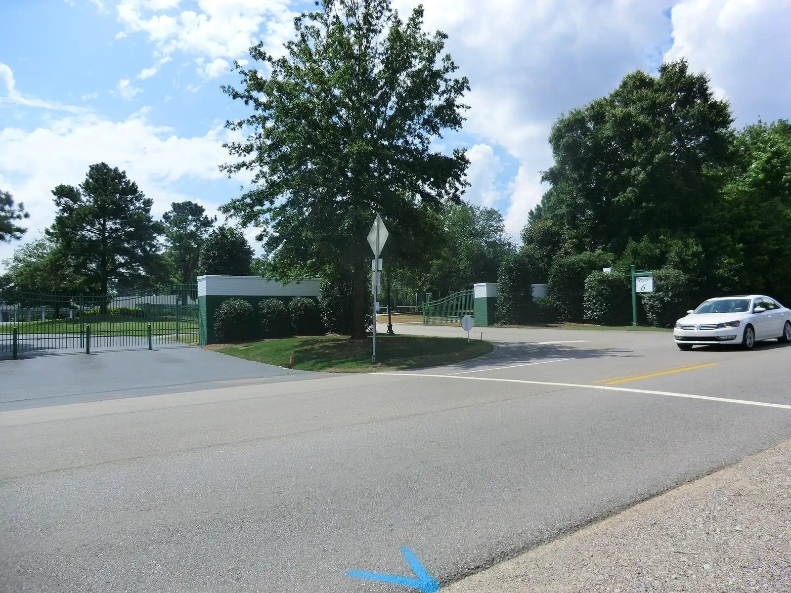 A street near National Hills in west Augusta.